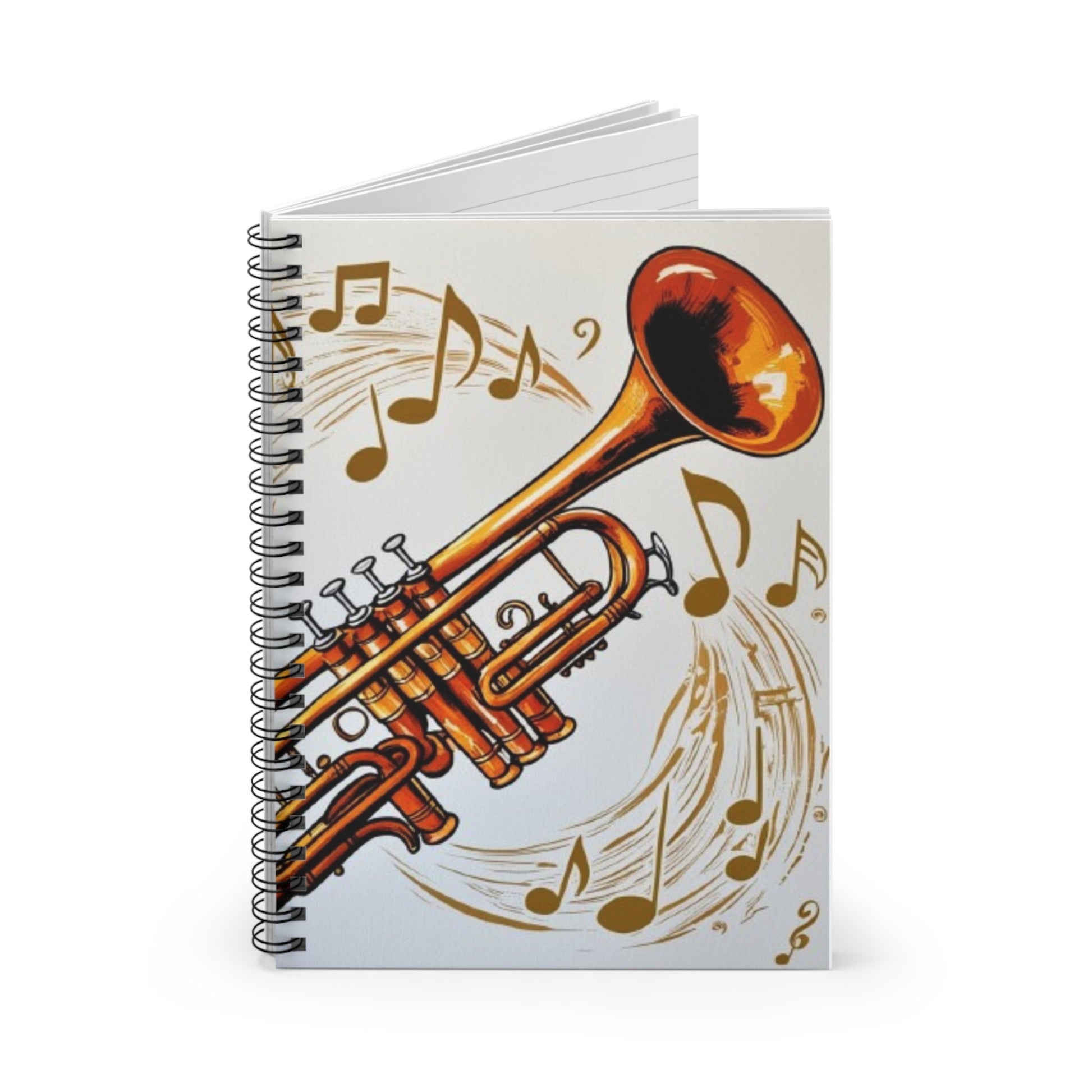 Trumpet Spiral Notebook - Ruled Line - NoteWear