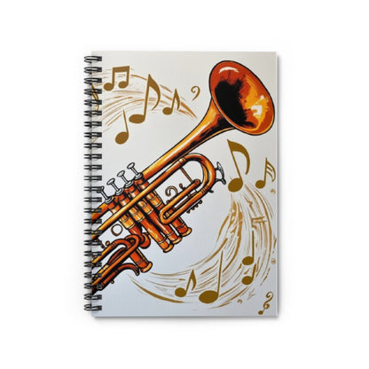 Trumpet Spiral Notebook - Ruled Line - NoteWear