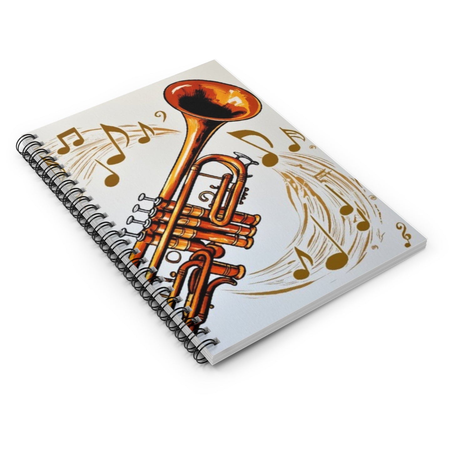 Trumpet Spiral Notebook - Ruled Line - NoteWear